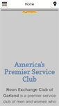 Mobile Screenshot of noonexchangeclubofgarland.org